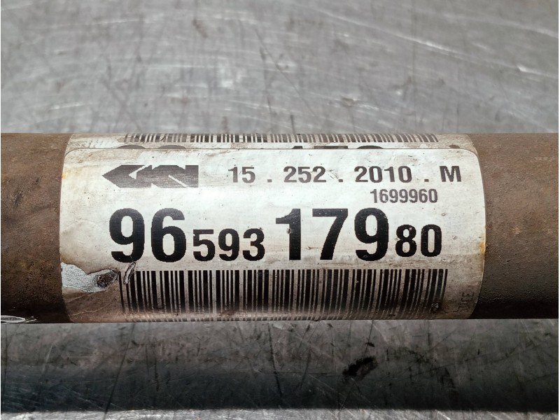 Recambio de transmision delantera derecha para peugeot 207 1.4 hdi referencia OEM IAM 9659317980  