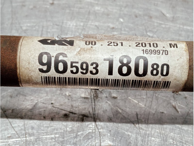 Recambio de transmision delantera izquierda para peugeot 207 1.4 hdi referencia OEM IAM 9659318080  