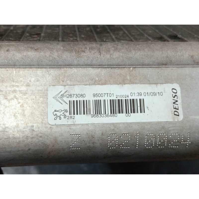 Recambio de condensador / radiador aire acondicionado para peugeot 207 1.4 hdi referencia OEM IAM 9683036480 5H2673080 