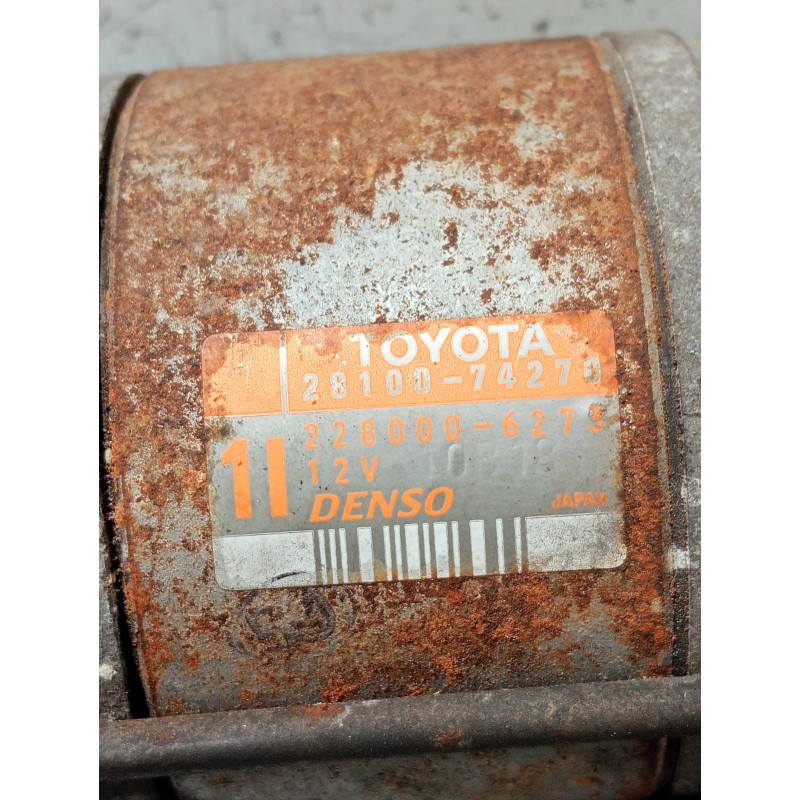 Recambio de motor arranque para toyota rav 4 (a2) referencia OEM IAM 2810074270 2280006273 