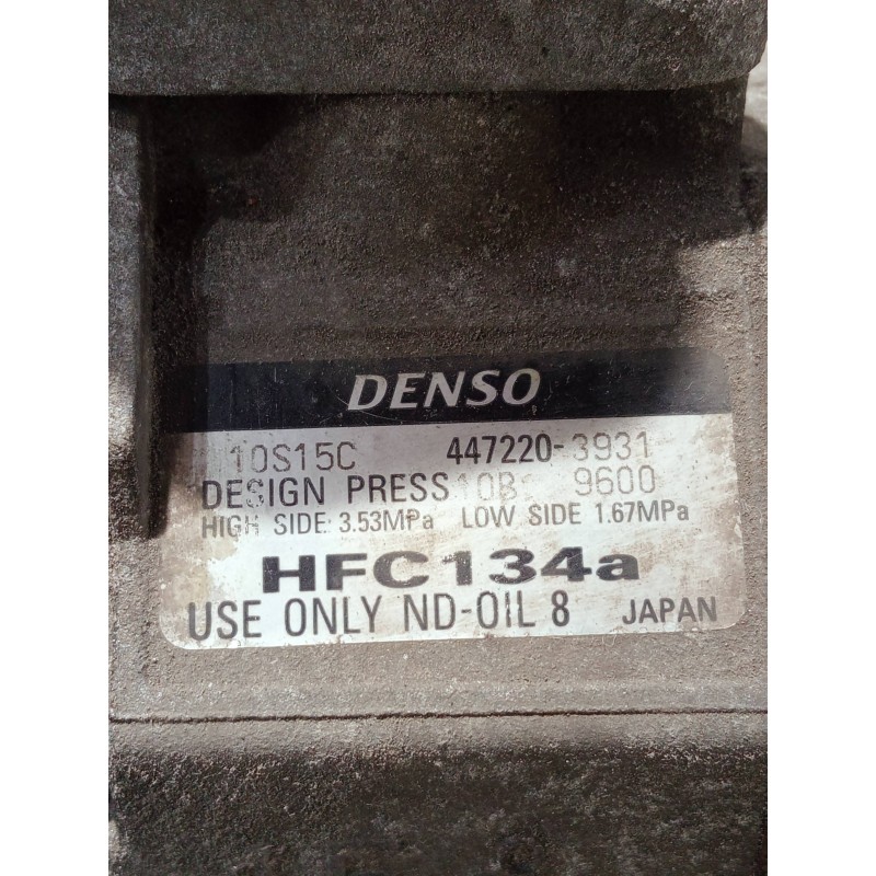 Recambio de compresor aire acondicionado para toyota rav 4 (a2) referencia OEM IAM 4472203931  
