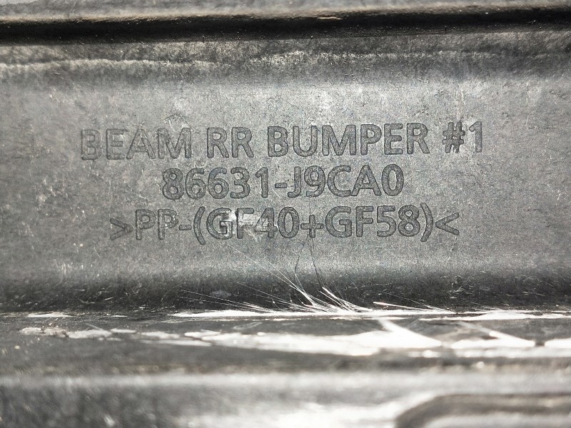 Recambio de refuerzo paragolpes trasero para hyundai kona n os referencia OEM IAM 86631J9CA0  