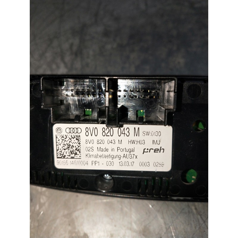 Recambio de mando calefaccion / aire acondicionado para audi a3 sedán (8vm) referencia OEM IAM 8V0820043M 901561460004 