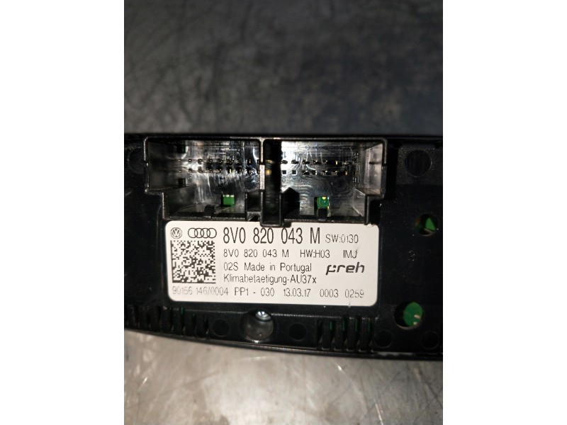 Recambio de mando calefaccion / aire acondicionado para audi a3 sedán (8vm) referencia OEM IAM 8V0820043M 901561460004 