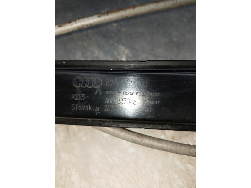 Recambio de elevalunas delantero izquierdo para audi a3 sedán (8vm) referencia OEM IAM 8V4837461 A001333046 5P