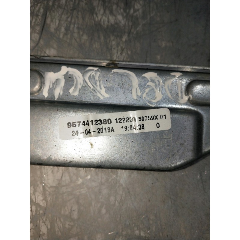 Recambio de elevalunas delantero derecho para citroen c-elysée referencia OEM IAM 9674412380  4P
