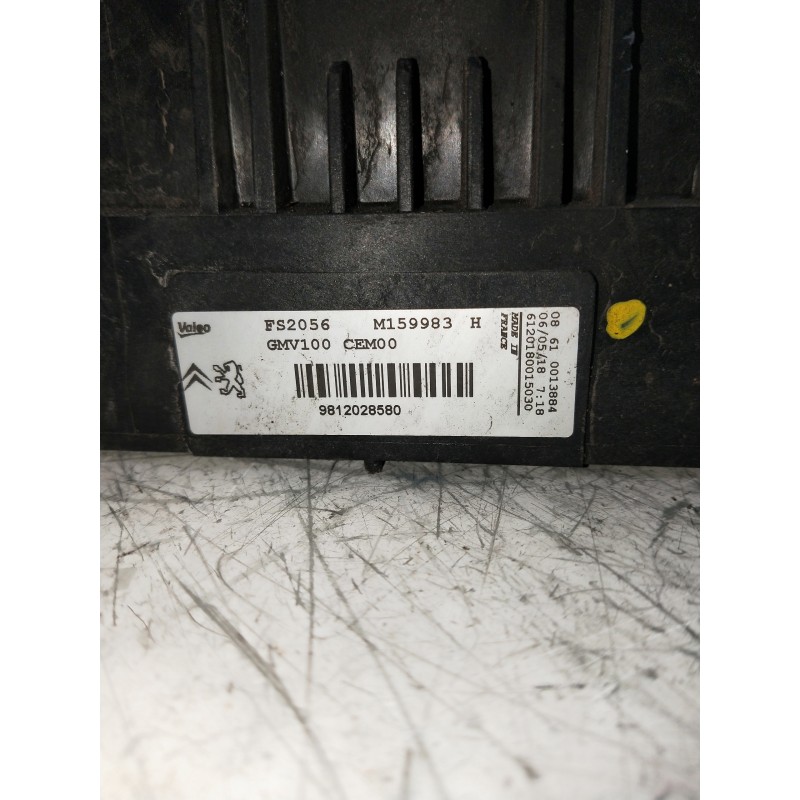 Recambio de electroventilador para citroen c-elysée referencia OEM IAM 9812028580 M159983 