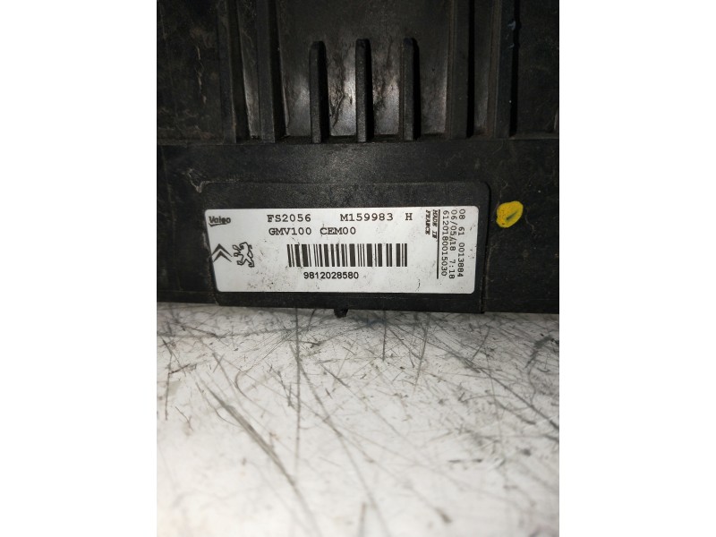 Recambio de electroventilador para citroen c-elysée referencia OEM IAM 9812028580 M159983 