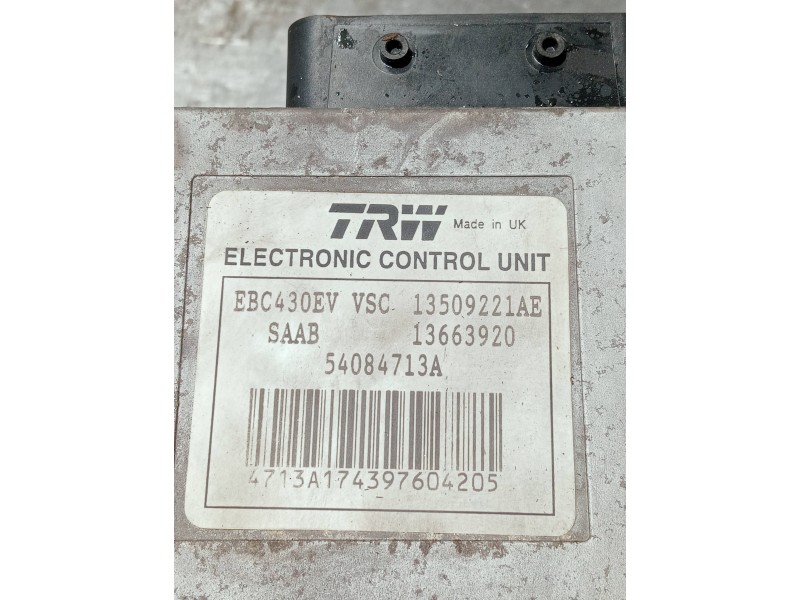 Recambio de abs para saab 9-3 berlina 1.9 tid linear sport referencia OEM IAM 13663920 54084713A 12801324