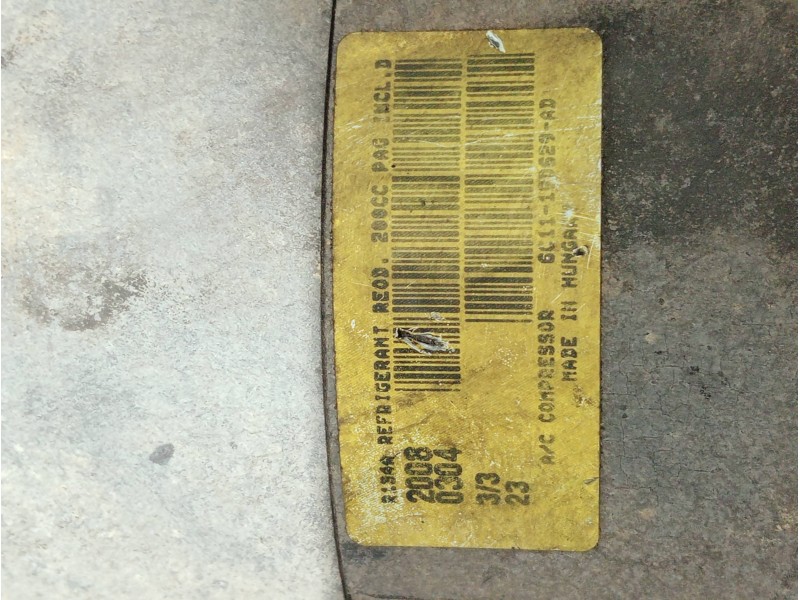 Recambio de compresor aire acondicionado para ford transit caja cerrada ´06 referencia OEM IAM 6C1119D629AD  