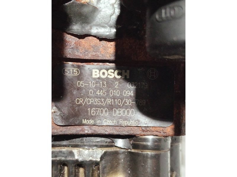 Recambio de bomba inyeccion para renault master ii phase 2 caja cerrada referencia OEM IAM 16700DB000 0445010094 BOSCH