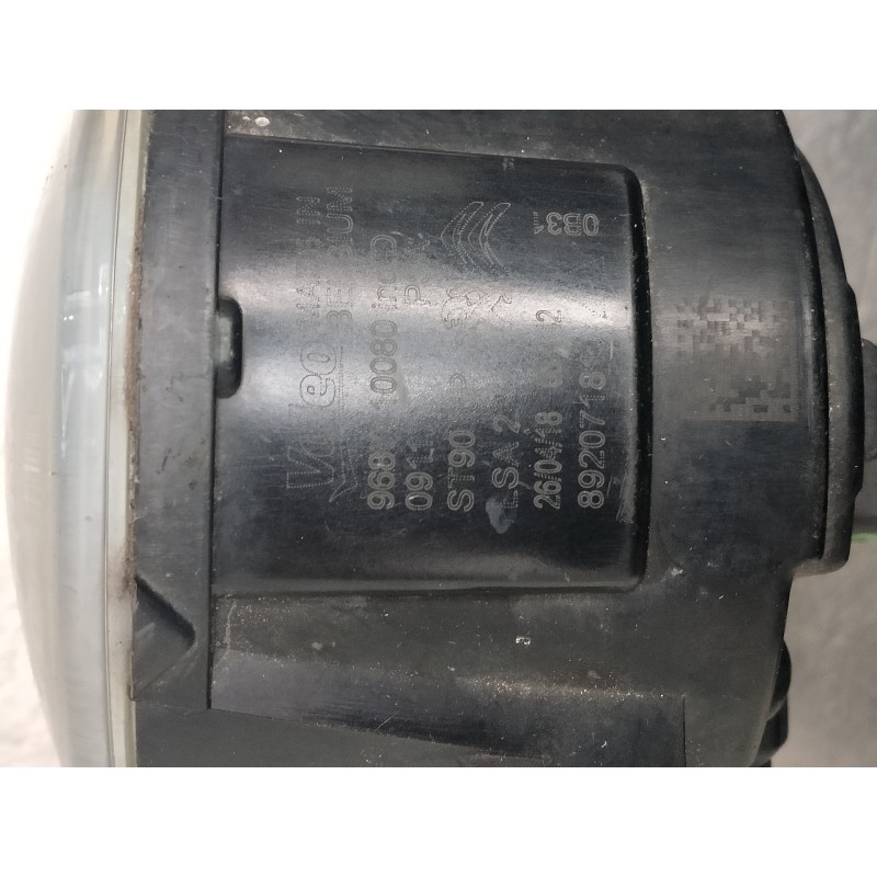 Recambio de faro antiniebla derecho para citroen c-elysée referencia OEM IAM 9687410080 89207181 