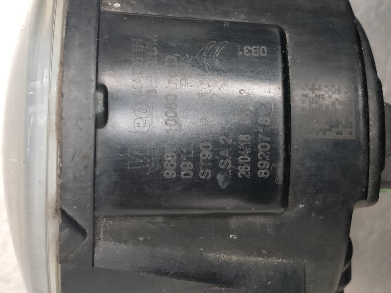Recambio de faro antiniebla derecho para citroen c-elysée referencia OEM IAM 9687410080 89207181 