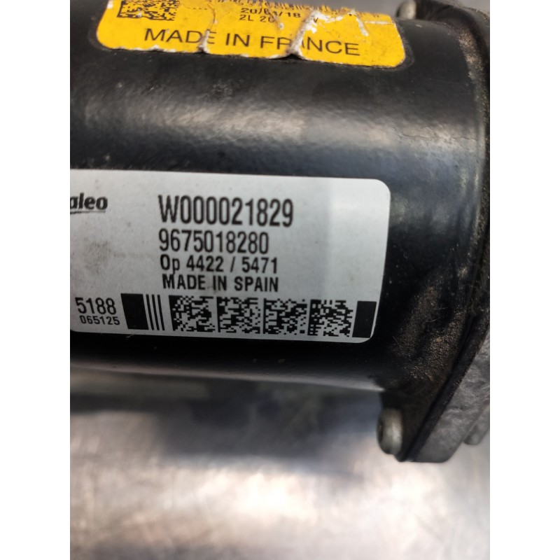 Recambio de motor limpia delantero para citroen c-elysée referencia OEM IAM 9675018280 W000021829 V000032564