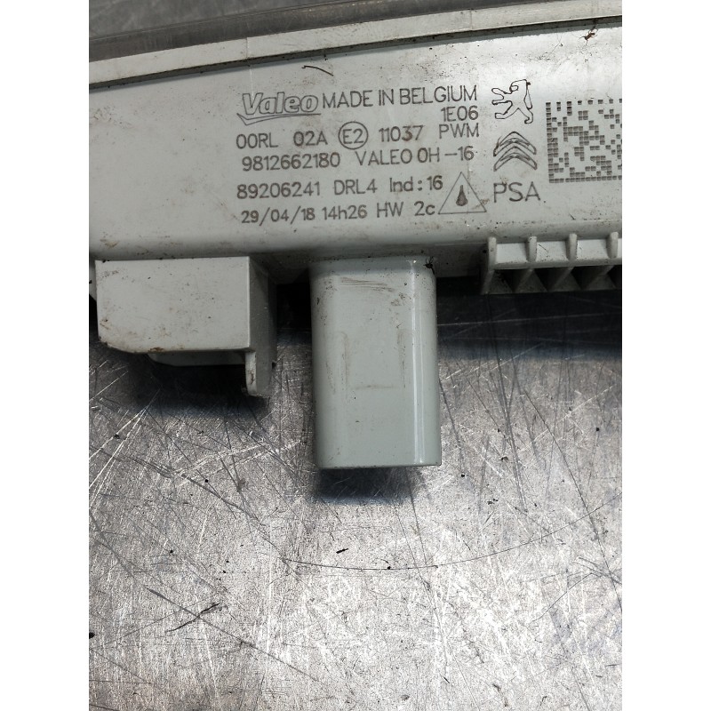 Recambio de piloto delantero izquierdo para citroen c-elysée referencia OEM IAM 9812662180 89206241 