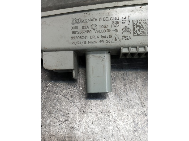 Recambio de piloto delantero izquierdo para citroen c-elysée referencia OEM IAM 9812662180 89206241 