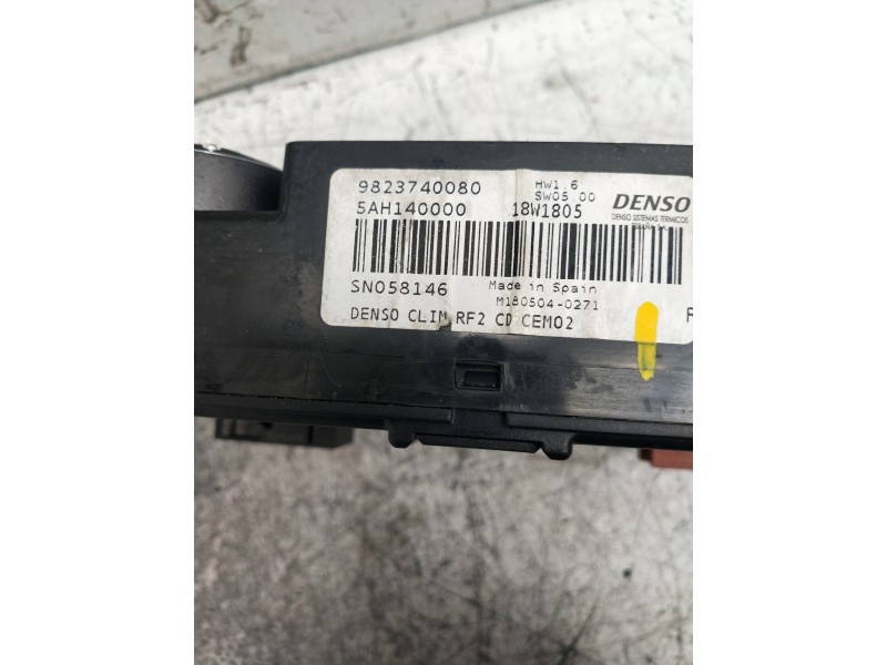 Recambio de mando calefaccion / aire acondicionado para citroen c-elysée referencia OEM IAM 9823740080 5AH140000 M1805040271
