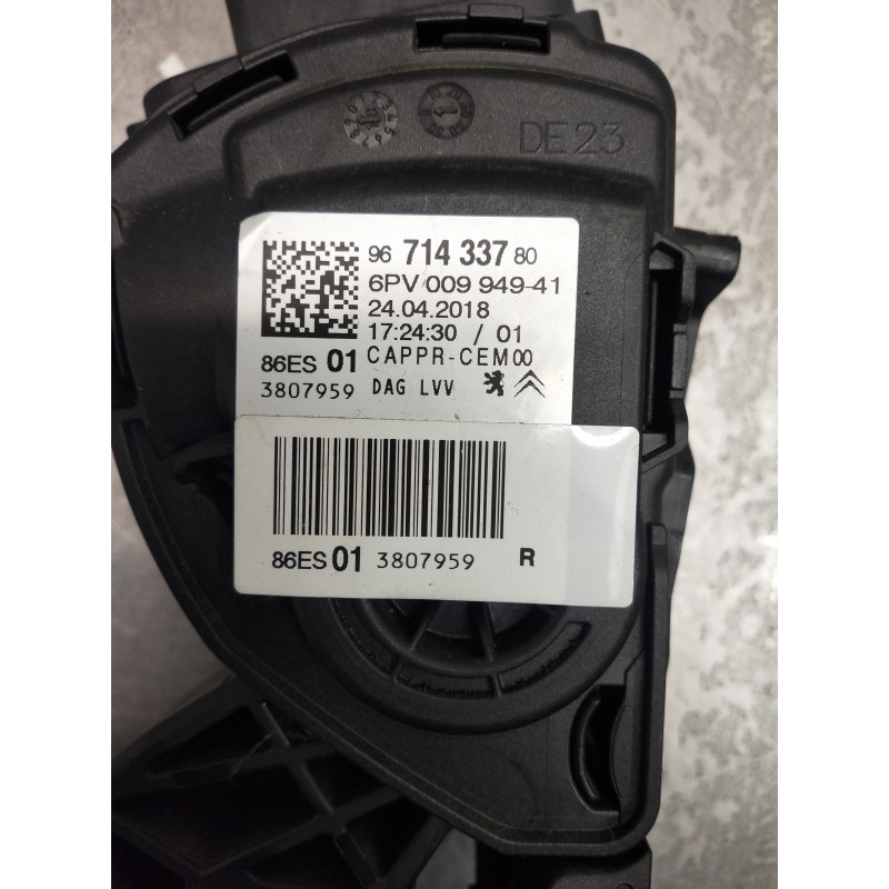 Recambio de potenciometro pedal para citroen c-elysée referencia OEM IAM 6PV00994941 9671433780 