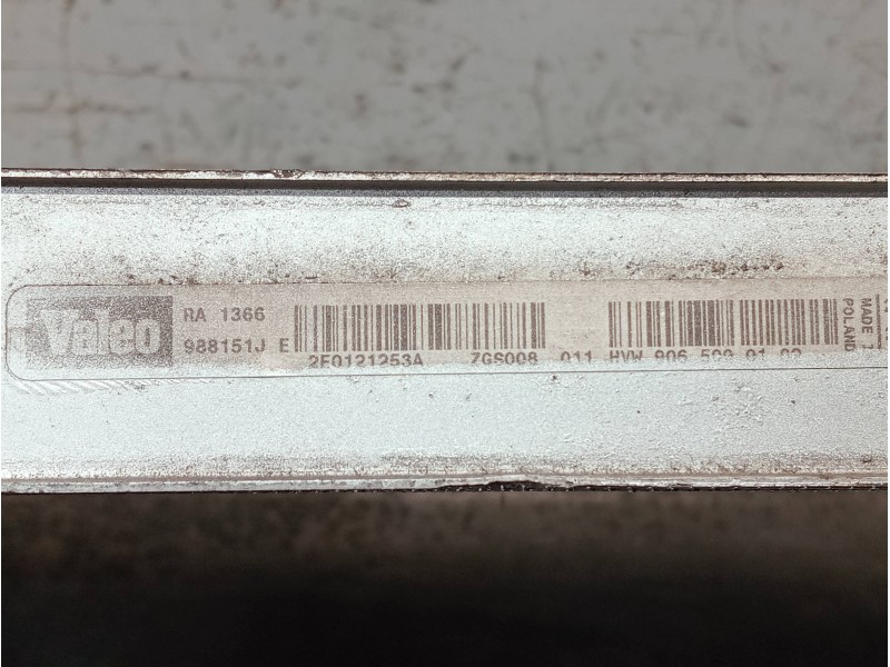 Recambio de radiador agua para volkswagen crafter combi (2e) referencia OEM IAM 2E0121253A 988151J 