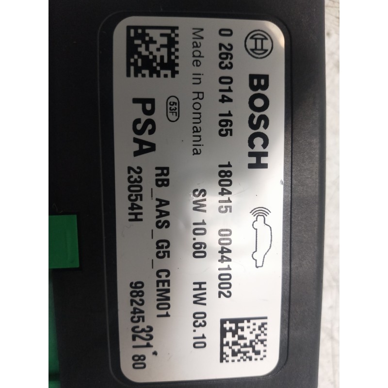 Recambio de modulo electronico para citroen c-elysée referencia OEM IAM 0263014165 9824532180 18041500441002