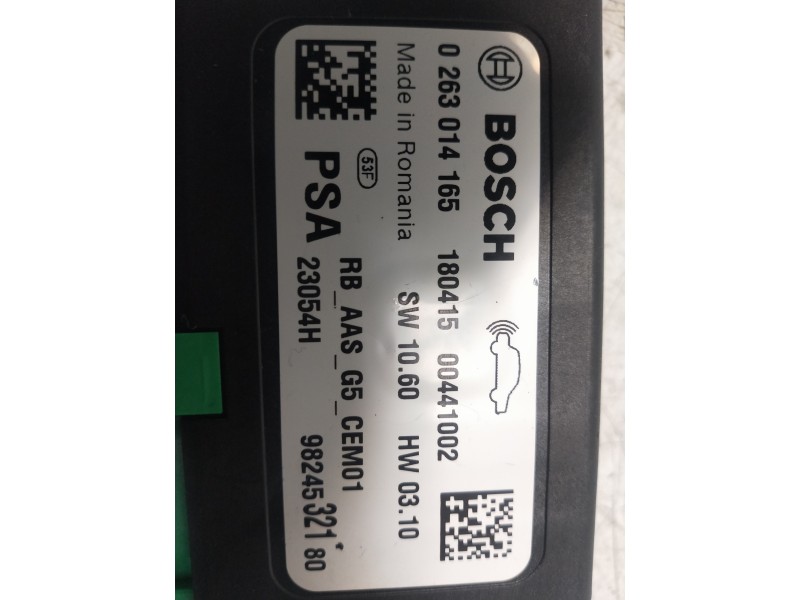 Recambio de modulo electronico para citroen c-elysée referencia OEM IAM 0263014165 9824532180 18041500441002