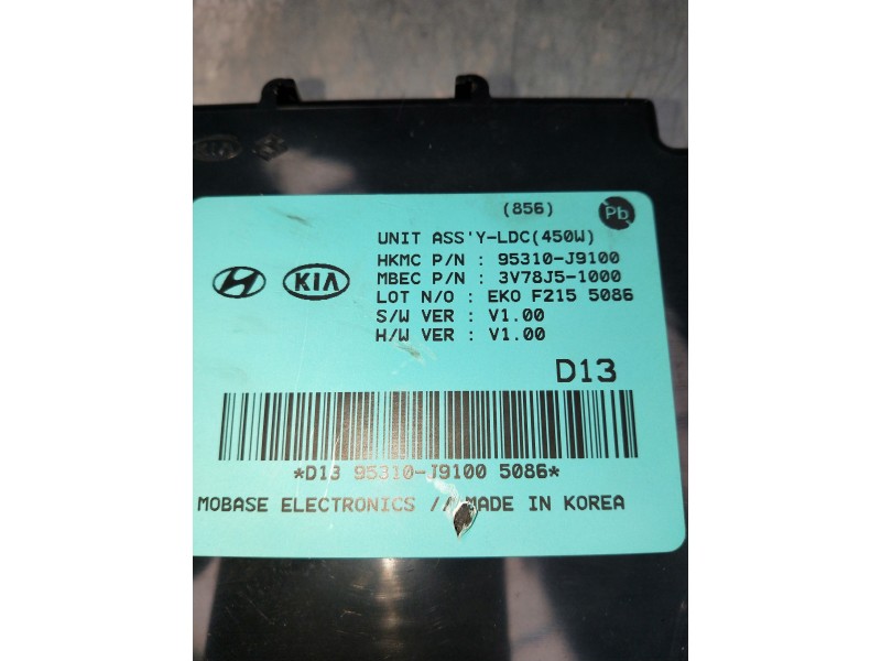Recambio de modulo electronico para hyundai kona n os referencia OEM IAM 95310J9100 3V78J51000 F2155086