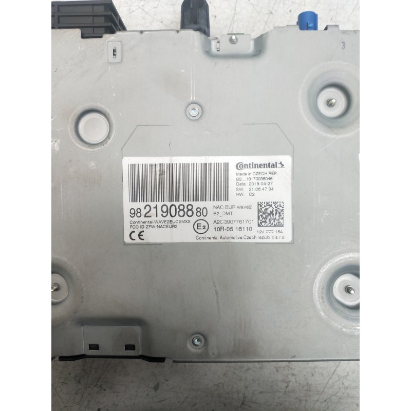 Recambio de sistema audio / radio cd para citroen c-elysée referencia OEM IAM 9821908880 A2C3907761701 