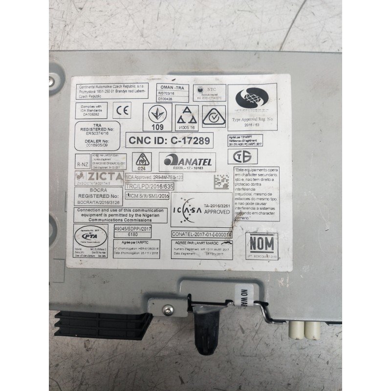 Recambio de sistema audio / radio cd para citroen c-elysée referencia OEM IAM 9821908880 A2C3907761701 