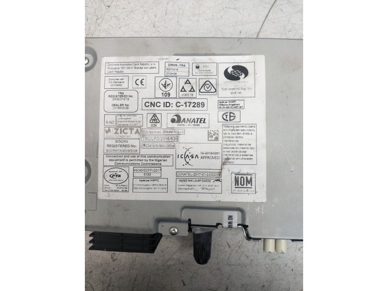 Recambio de sistema audio / radio cd para citroen c-elysée referencia OEM IAM 9821908880 A2C3907761701 