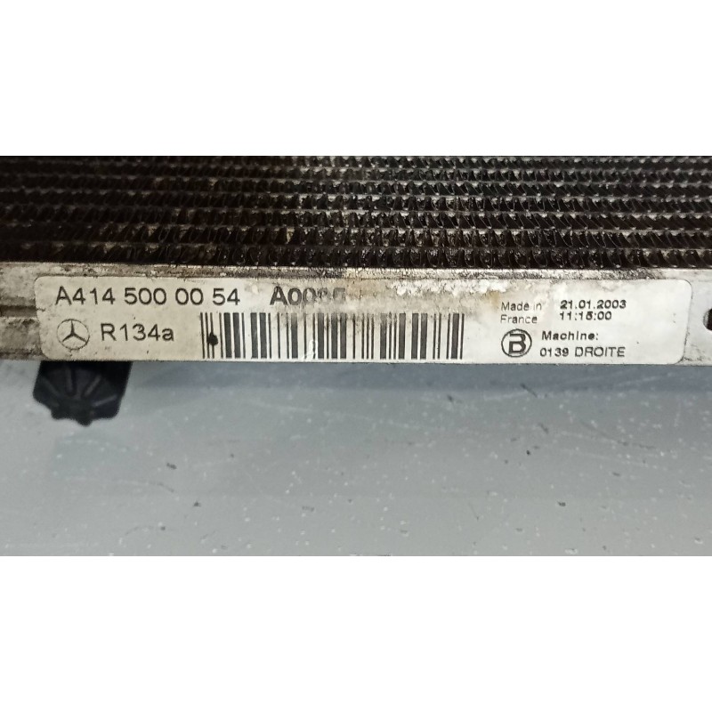 Recambio de condensador / radiador aire acondicionado para mercedes vaneo (w414) furgoneta compacta 1.6 cat referencia OEM IAM A