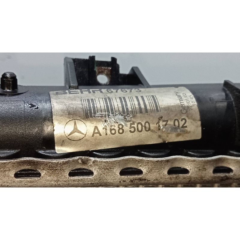 Recambio de radiador agua para mercedes vaneo (w414) furgoneta compacta 1.6 cat referencia OEM IAM A1685001702  