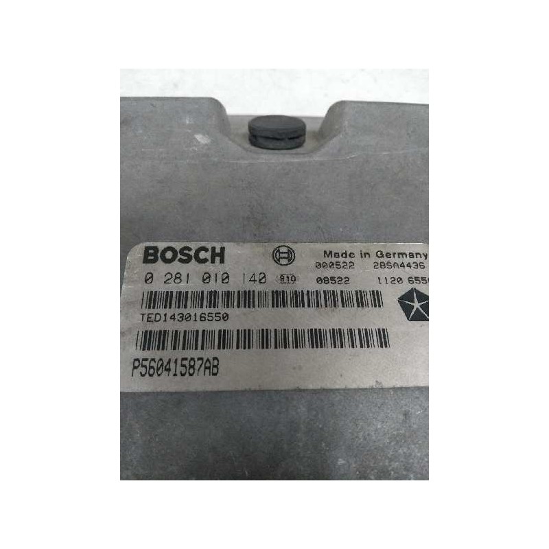 Recambio de centralita motor uce para jeep gr.cherokee (wj/wg) 3.1 td limited referencia OEM IAM 0281010140 P56041587AB 