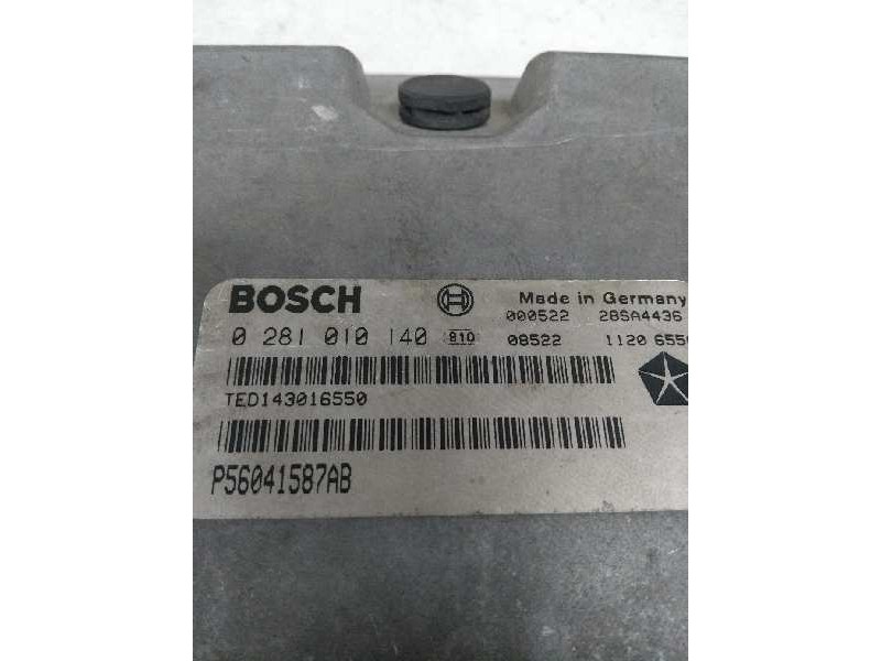 Recambio de centralita motor uce para jeep gr.cherokee (wj/wg) 3.1 td limited referencia OEM IAM 0281010140 P56041587AB 