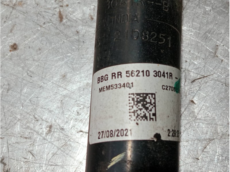 Recambio de amortiguador trasero derecho para dacia spring referencia OEM IAM 562103041R  