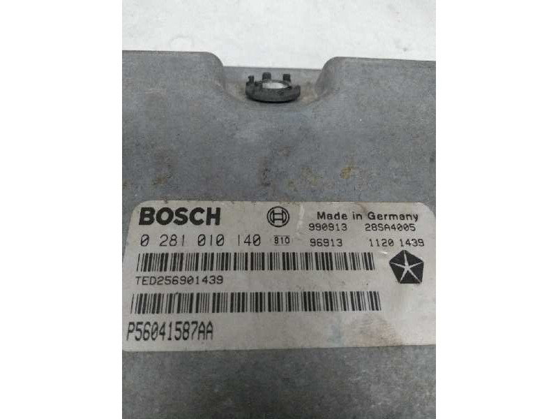 Recambio de centralita motor uce para jeep gr.cherokee (wj/wg) 3.1 td cat referencia OEM IAM 0281010140 P56041587AA 