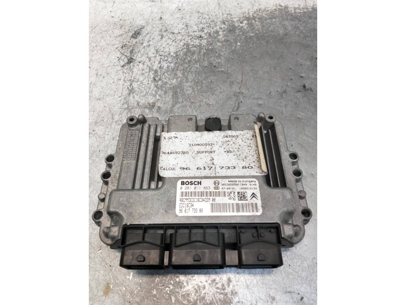 Recambio de centralita motor uce para citroen c4 berlina referencia OEM IAM 0281011863 9661773380 