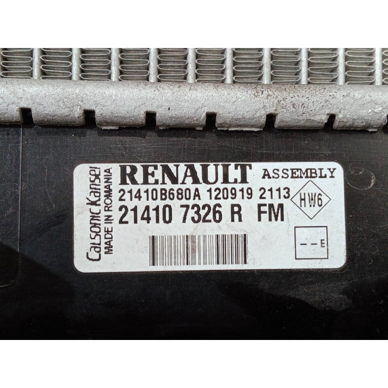 Recambio de radiador agua para dacia sandero referencia OEM IAM 214107326R 21410B680A 
