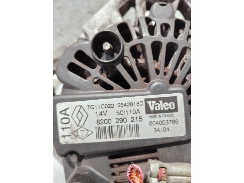 Recambio de alternador para renault megane ii familiar referencia OEM IAM 8200290215 2542818D TG11C022
