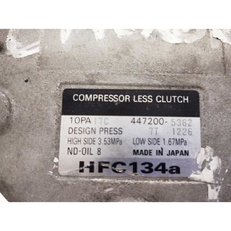Recambio de compresor aire acondicionado para jeep gr.cherokee (zj)/(z) 4.0 cat referencia OEM IAM 4472005362 10PA17C 