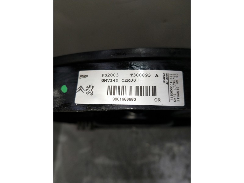 Recambio de electroventilador para citroen c4 cactus referencia OEM IAM T300093 9801666680 