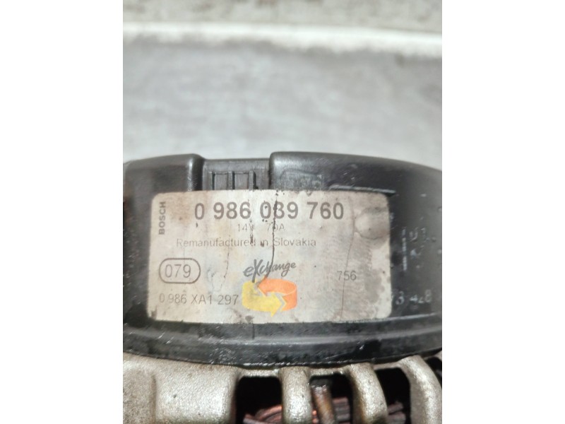 Recambio de alternador para citroen c2 referencia OEM IAM 0986089760  70A