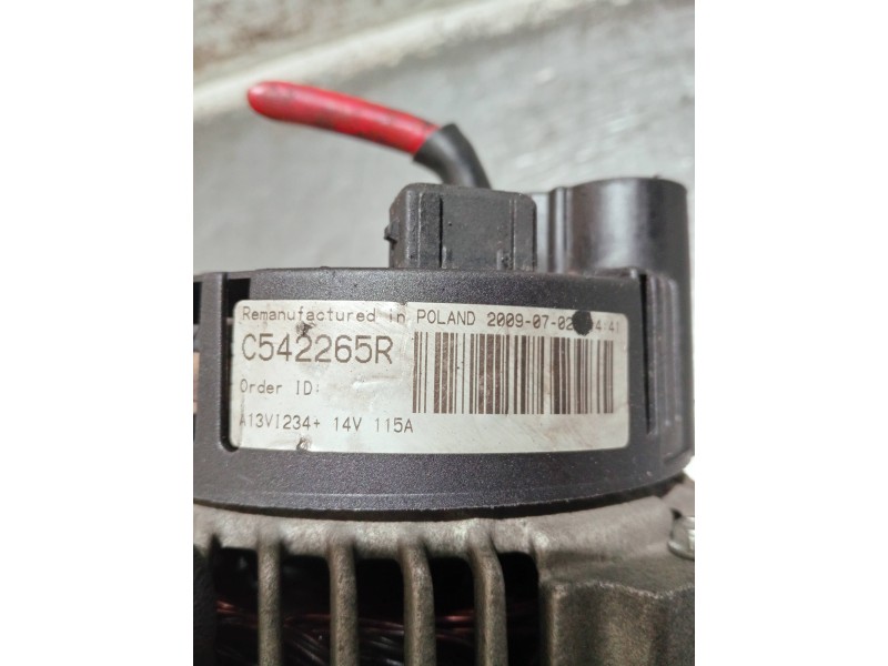 Recambio de alternador para mg rover serie 75 tourer (rj) referencia OEM IAM C542265R  115A
