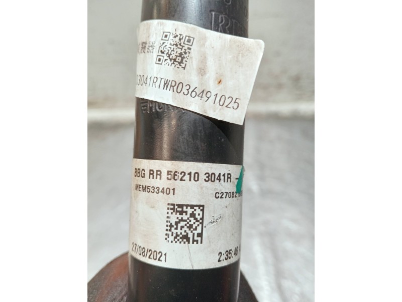 Recambio de amortiguador trasero derecho para dacia spring referencia OEM IAM 562103041R  