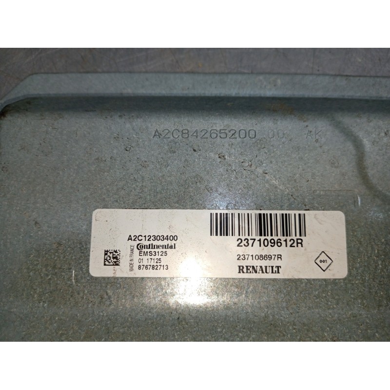 Recambio de centralita motor uce para dacia sandero referencia OEM IAM 237109612R 237108697R 