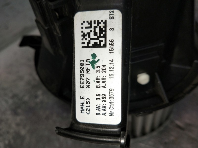 Recambio de motor calefaccion para smart forfour referencia OEM IAM EE795001  