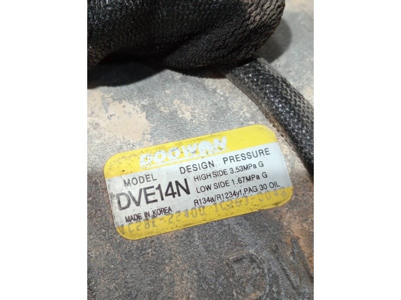 Recambio de compresor aire acondicionado para hyundai kona n os referencia OEM IAM 1C28E22400 DVE14N 