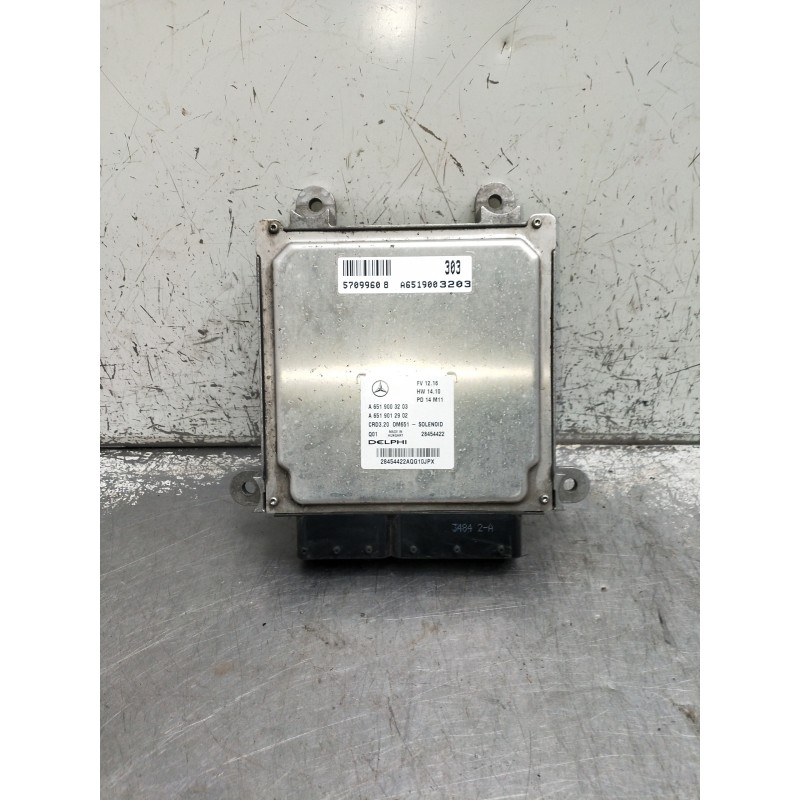 Recambio de centralita motor uce para mercedes sprinterii caja cerrada (desde 01.06) referencia OEM IAM A6519003203 A6519012902 