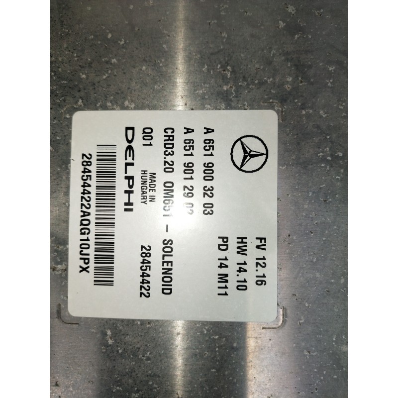 Recambio de centralita motor uce para mercedes sprinterii caja cerrada (desde 01.06) referencia OEM IAM A6519003203 A6519012902 