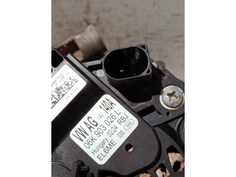 Recambio de alternador para volkswagen golf viii gti cd1 clubsport referencia OEM IAM 06K903026L EL6ME 