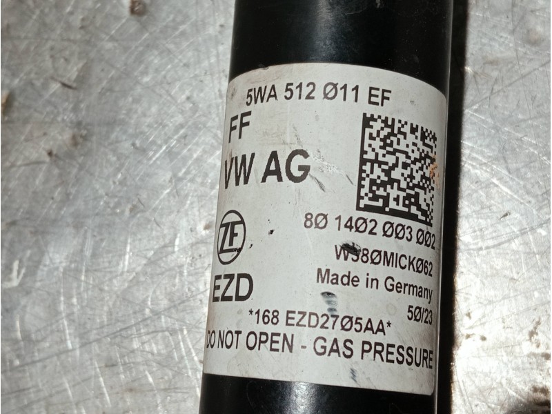 Recambio de amortiguador trasero derecho para volkswagen golf viii gti cd1 clubsport referencia OEM IAM 5WA512011EF  